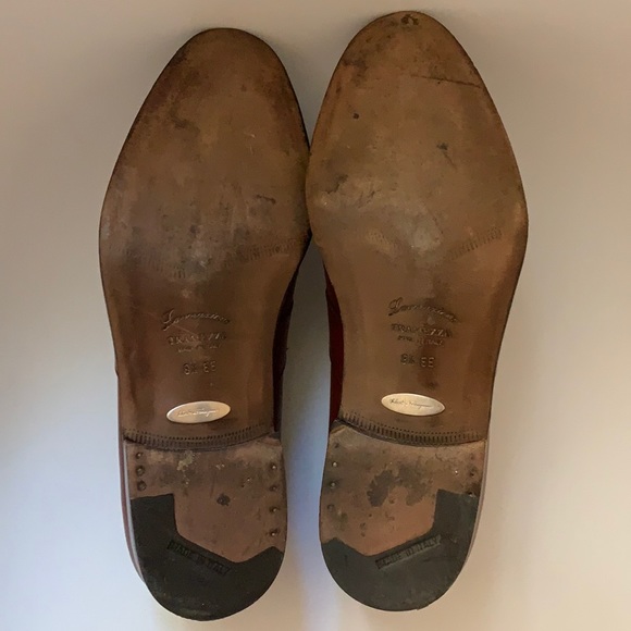 Ferragamo Men’s Leather Dress Shoes - Picture 5 of 5